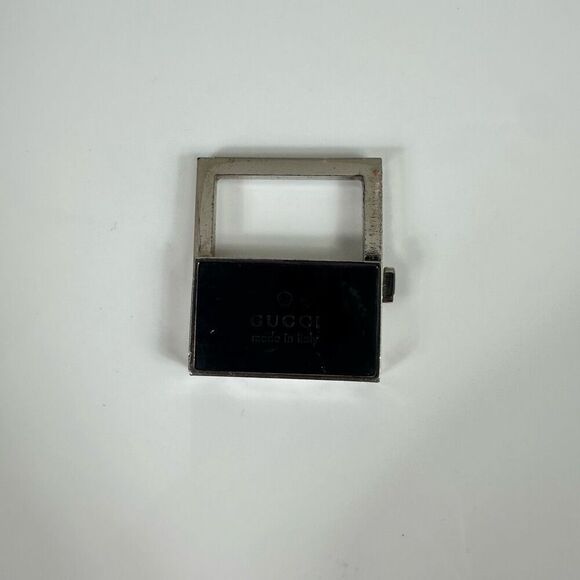 Gucci Silver Tone Bag Charm Key Ring - Picture 1 of 5